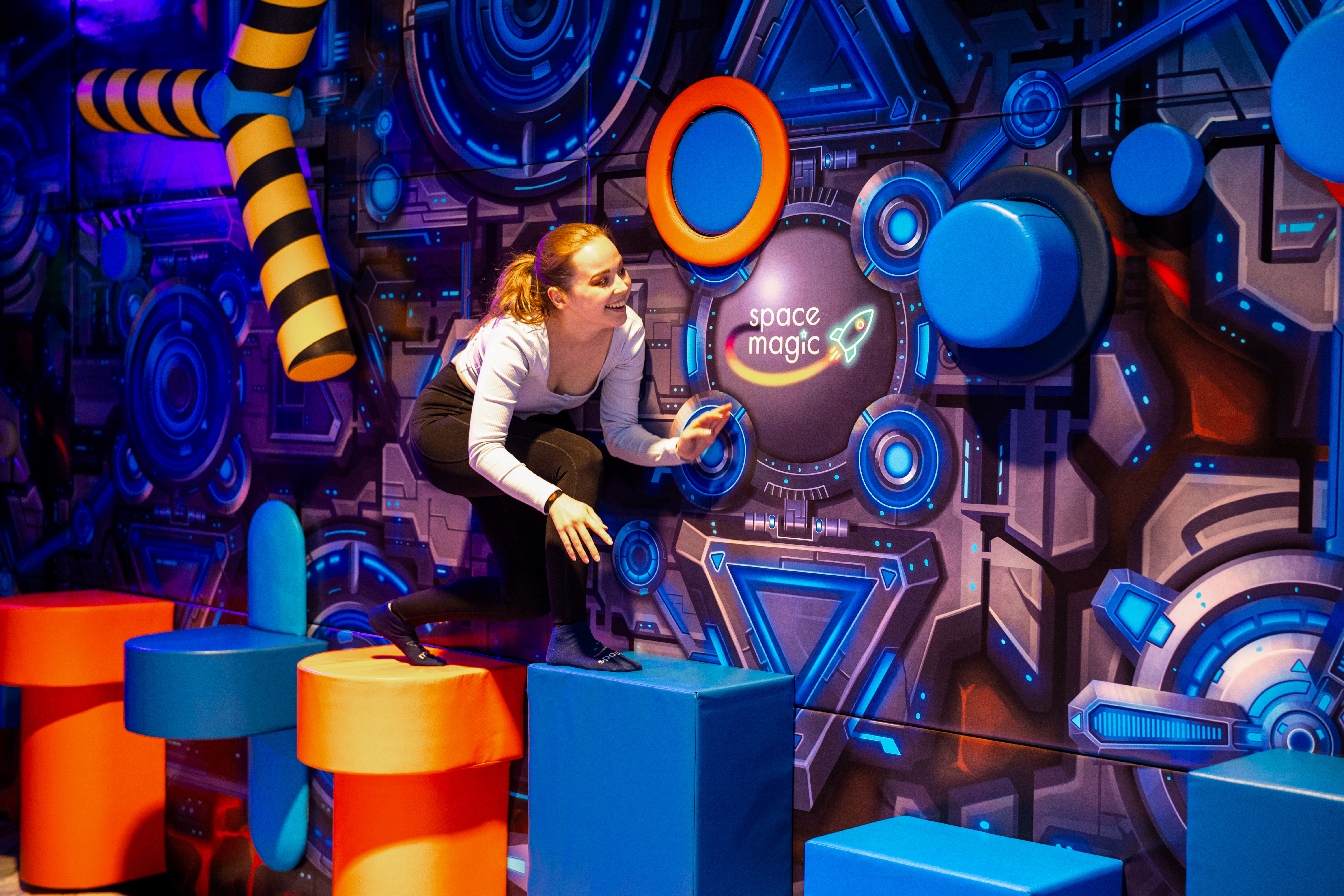 Interaktive Kletterwand